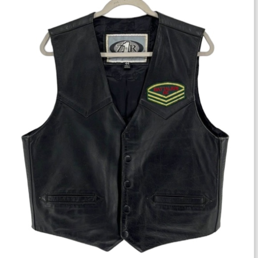 Z1R Men's Biker Vest  Battalian MC Biker Group